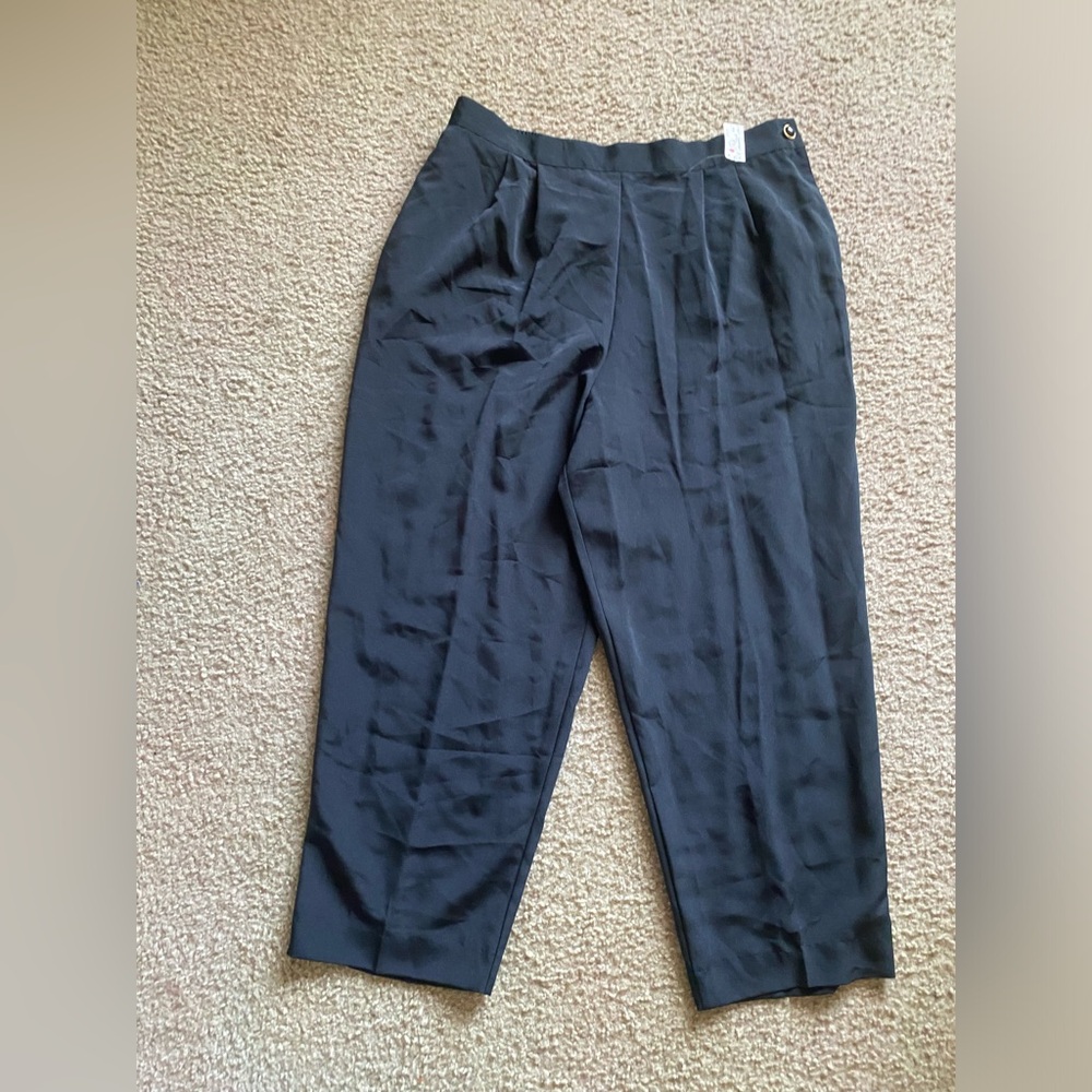 NWT Jennifer More high waist black ankle pant